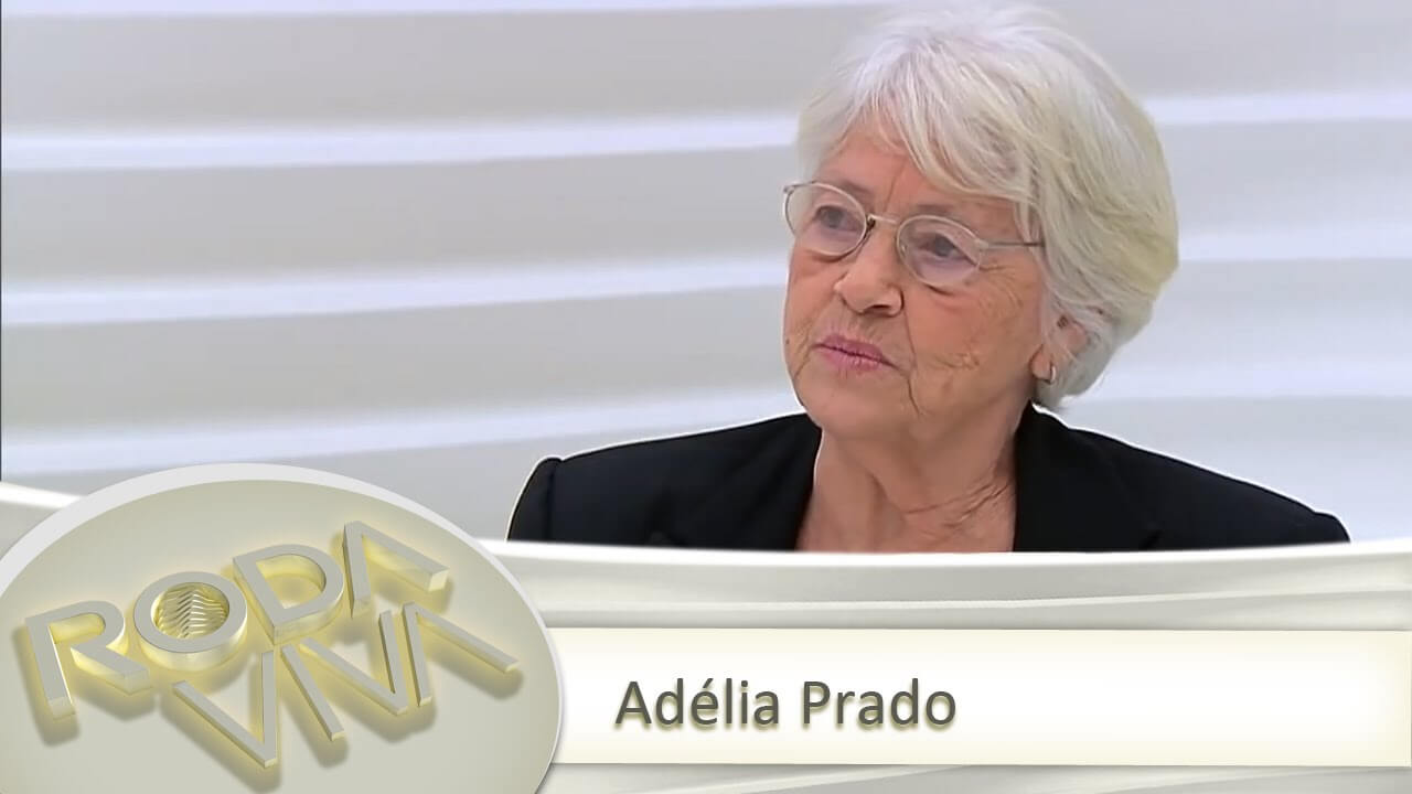 Adélia Prado no programa Roda Viva